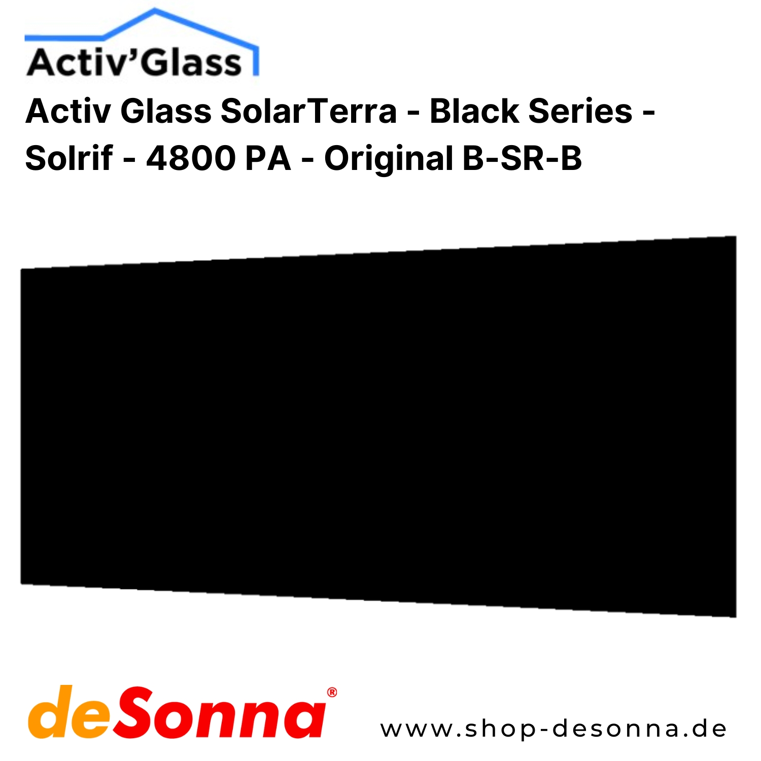 Activ Glass SolarTerra Original B-SR-B - Black Series - 145 Wp - Solrif-Indach-Solarmodul