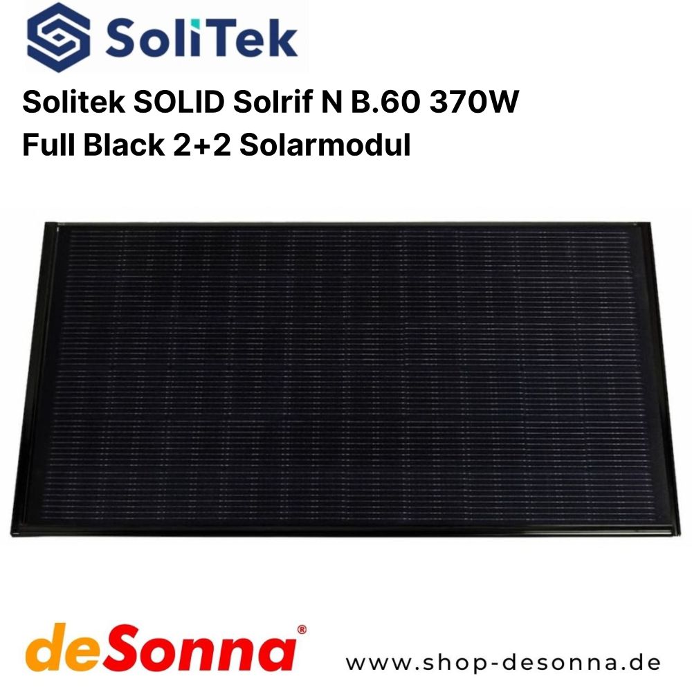 SoliTek SOLID Solrif N | B.60 | 370 W | Full Black
