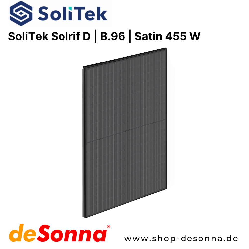 SoliTek Solrif D | B.96 | 455 W | Satin | 3,2+3,2 mm