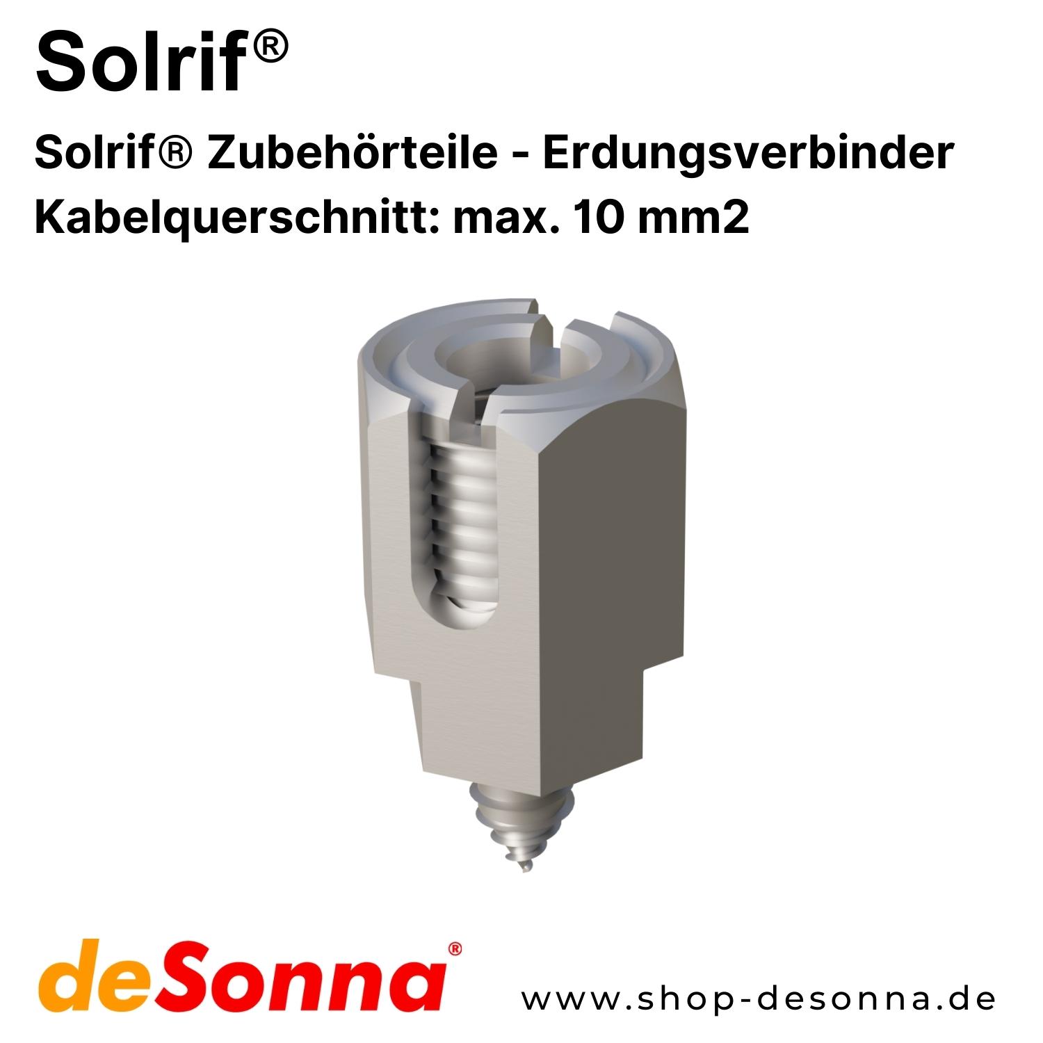 Solrif® Erdungsverbinder - Kabelquerschnitt: max. 10 mm²  - Zubehörteile