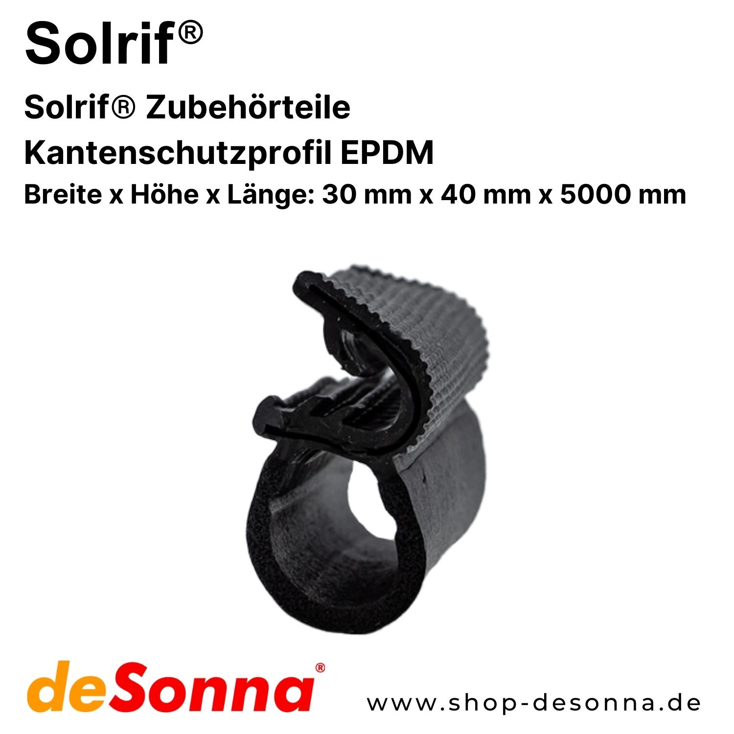 Solrif® Kantenschutzprofil EPDM - Zubehörteile