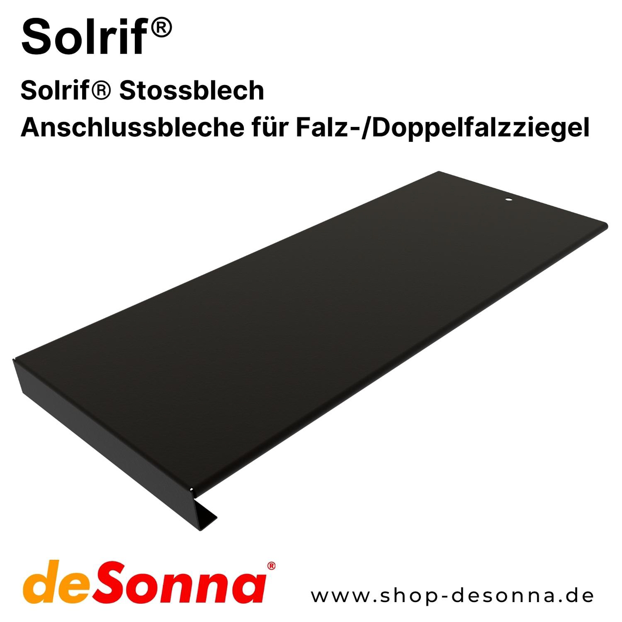 Solrif® Stossblech - Anschlussbleche für Falz-/Doppelfalzziegel